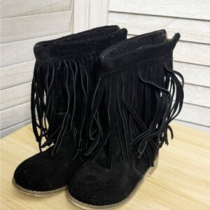 Joyfolie Willow Boot, Size 8. Great Condition. Boho. Kids. Girls. Fringe Boot
